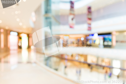 Image of Store, shopping mall abstract defocused blurred background
