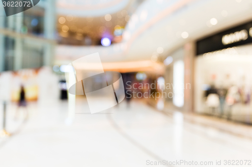 Image of Blur shopping mall with bokeh background