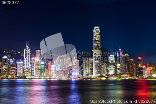 Image of Hong Kong night scene
