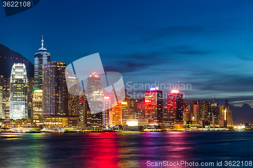 Image of Hong Kong night view