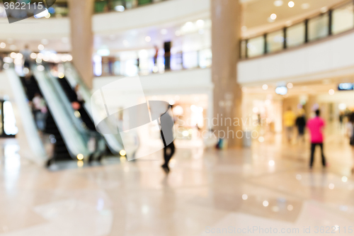 Image of Blur background of department store