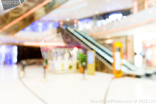 Image of Blur image of shopping mall 