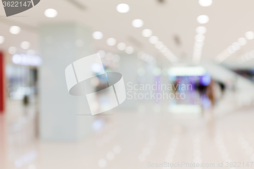 Image of Blurred department store background