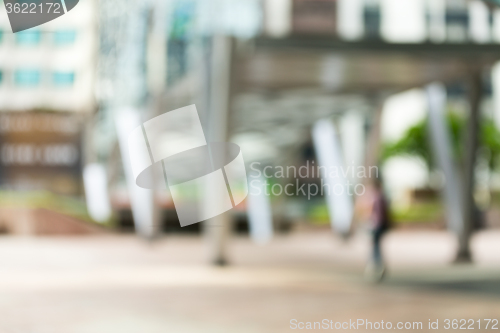 Image of Bokeh view of business district background