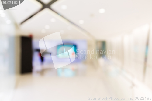 Image of Shopping mall blur background with bokeh