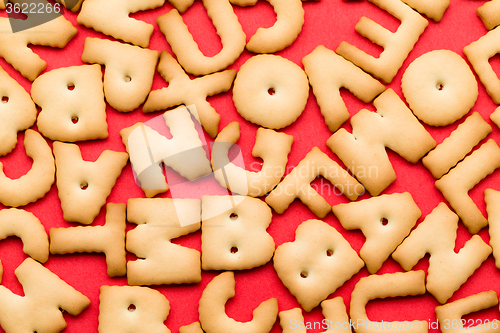 Image of Letter biscuits 