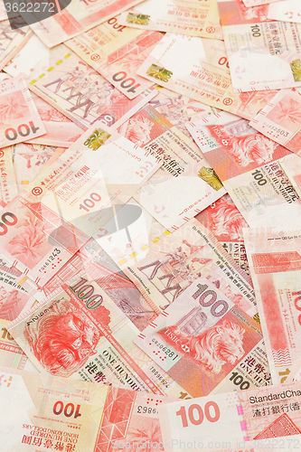 Image of One hundred Hong Kong Dollar background