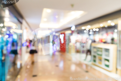 Image of Store, shopping mall abstract defocused blurred background