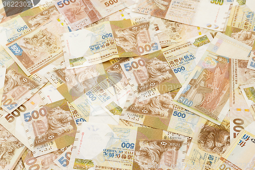 Image of Group of Five hundred Hong Kong dollar