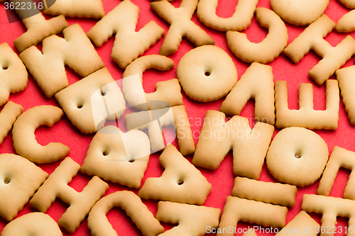 Image of Letter biscuit 