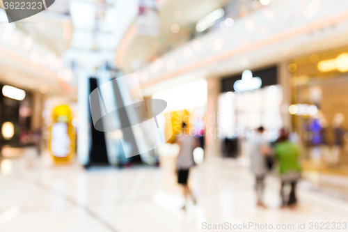 Image of Abstract background of shopping mall, shallow depth of focus