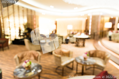 Image of Abstract blurry empty reception area