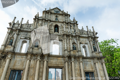 Image of Ruins St Paul church in Macau, China