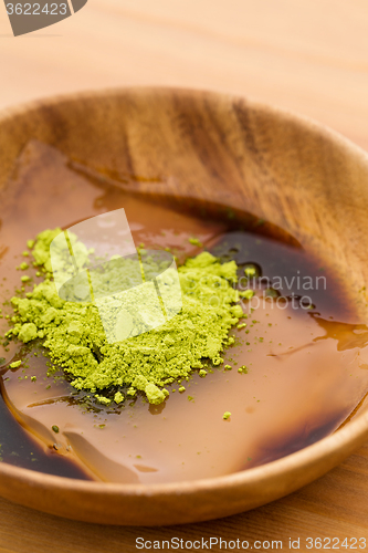 Image of Close up of Japanese confectionery