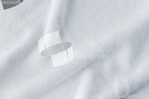 Image of Wrinkles of the white towel