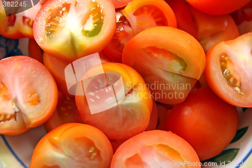 Image of Sliced tomatoes