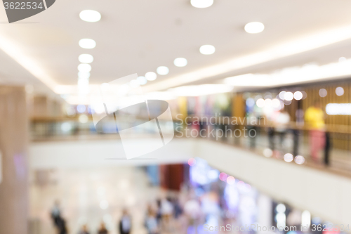 Image of Blur background of Shopping store