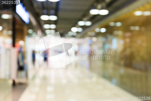 Image of Defocused blur background of shopping mall