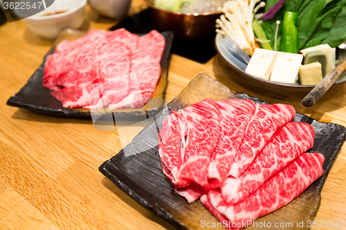 Image of Sukiyaki Fresh Beef pork slices