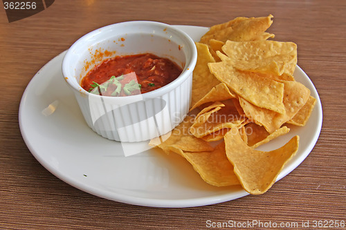 Image of Nachos and salsa