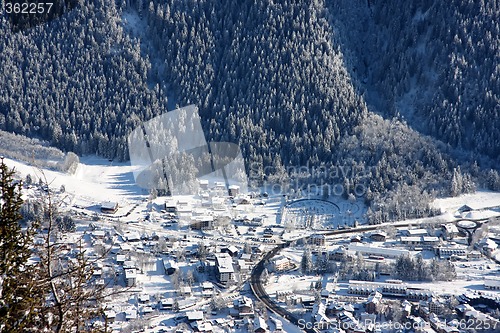 Image of Chamonix in winter