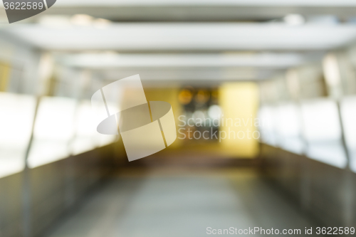 Image of Blur view of pedestrian walkway