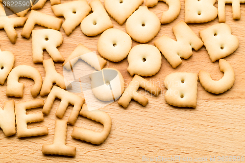 Image of Alphabet cookie