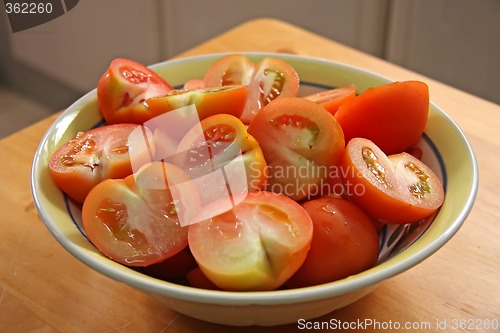 Image of Sliced tomatoes