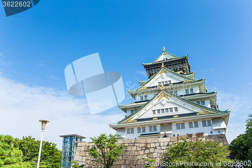 Image of Osaka castle in Japan