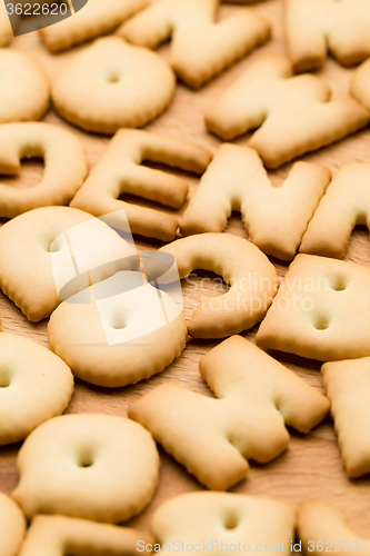 Image of Baked Alphabet biscuit