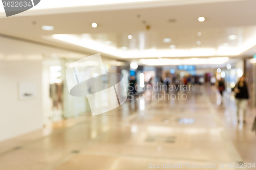 Image of Blur background of shopping mall