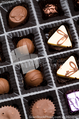 Image of Box of chocolates truffles