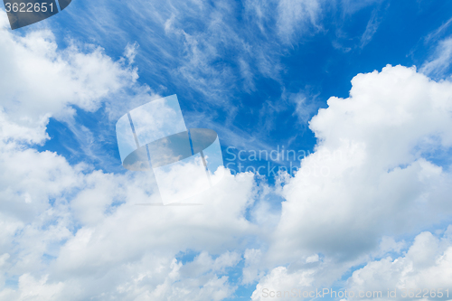 Image of Blue sky with cloud 