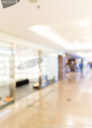 Image of Unfocused background of Shopping plaza