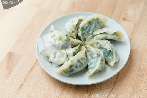 Image of Chinese cuisine, meating dumpling