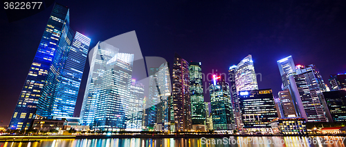 Image of Cityscape Singapore at night