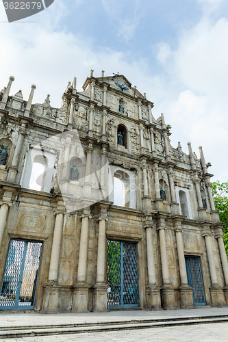 Image of Ruins of Saint Paul\'s Cathedral in Macau