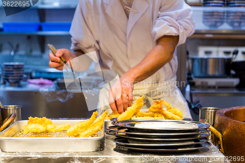 Image of Cooking of Tempura, japanese cuisine