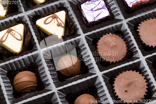 Image of Handmade luxury chocolate in a box 