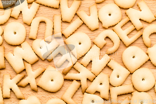 Image of Baked word cookie