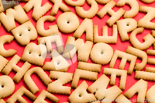 Image of Assorted word cookie