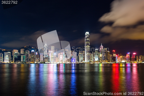 Image of Night view of Hong Kong Island