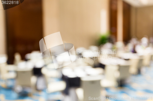 Image of Blurred background of dinning room