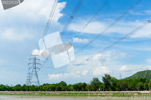 Image of Power transmission tower