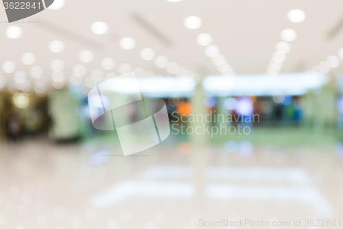 Image of Shopping center blur background
