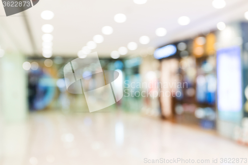 Image of Defocused of shopping mall