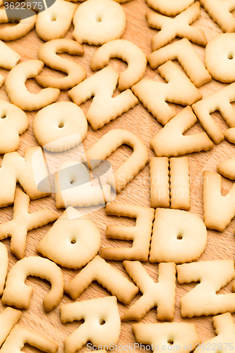 Image of Baked text cookie