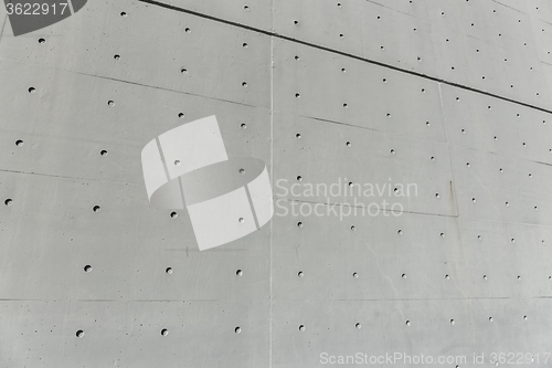 Image of Concrete wall with holes