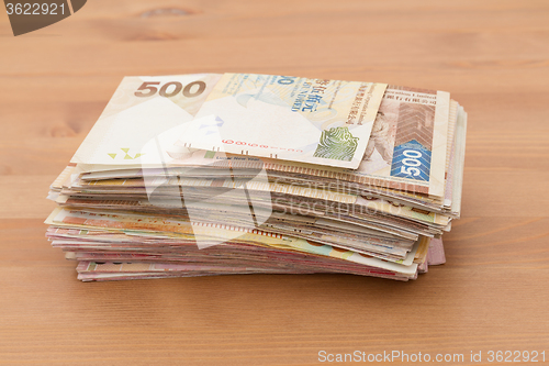 Image of Stack of money banknote
