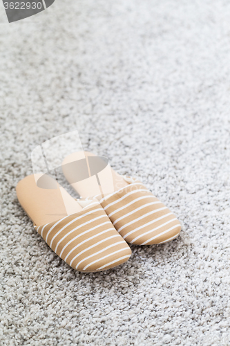 Image of Slippers on mat